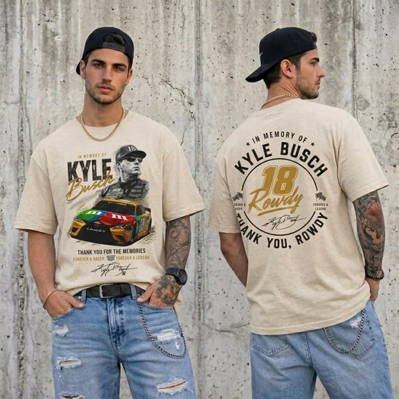Kyle Shirt Rowdy Tribute T-Shirt In Memory Motorsport Graphic Tee Auto Racing Fan Memorial Apparel Unisex Gift