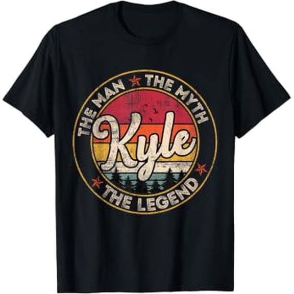 Kyle The Man The Myth The Legend Custom Name Tee