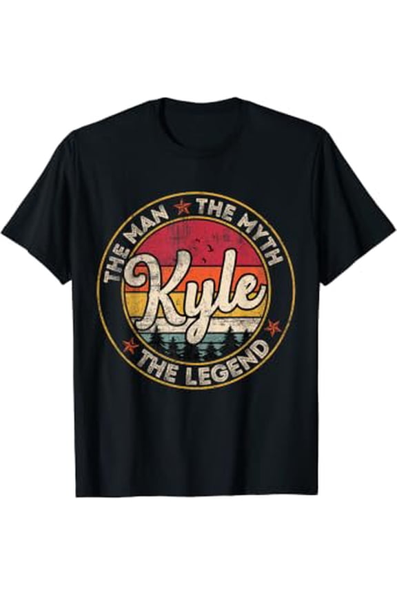 Kyle The Man The Myth The Legend Custom Name Tee