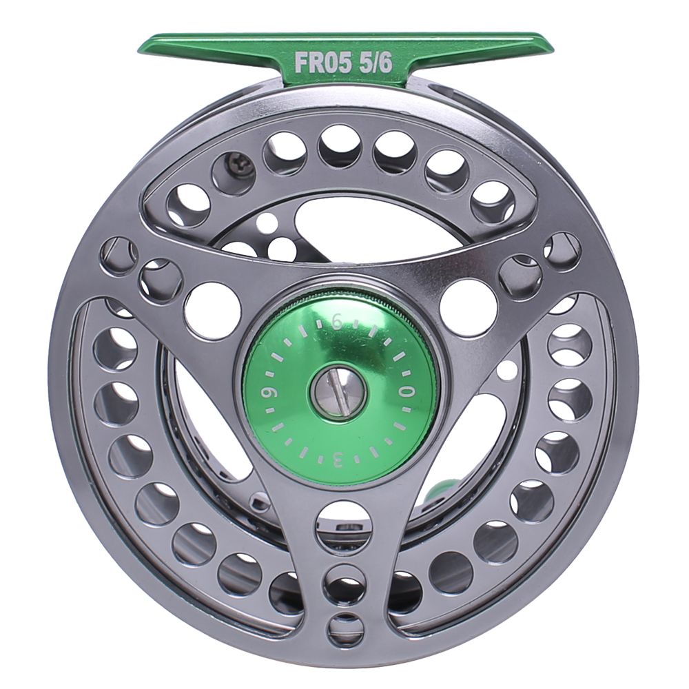 Sougayilang Fly Fishing Reel Large Arbor - CNC Aluminum Size 5/6 Or 7/8 With 2+1 BB Drag