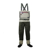 Kylebooker Fishing Stockingfoot Waders for Men & Women - Breathable Waterproof 3-Ply Neoprene, Adjustable Suspenders for Fly Fishing (S-3XL)