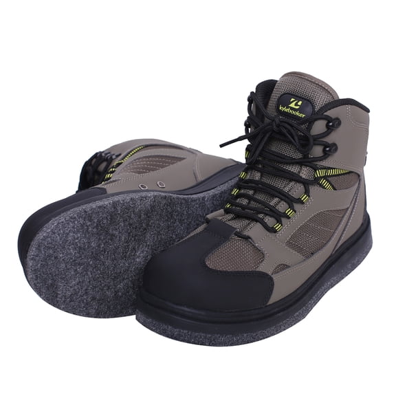 Kylebooker Fly Fishing Felt Sole Wading Boots Waders Shoes WB001