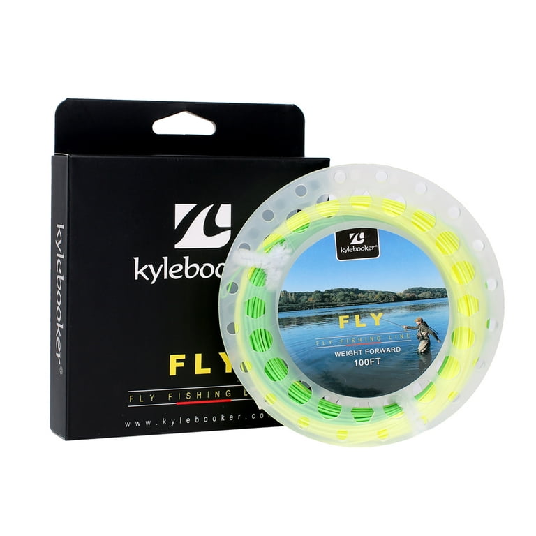 Kylebooker Fly Fishing Line with Welded Loop Floating Weight Forward Fly  Lines 100FT WF 3 4 5 6 7 8 