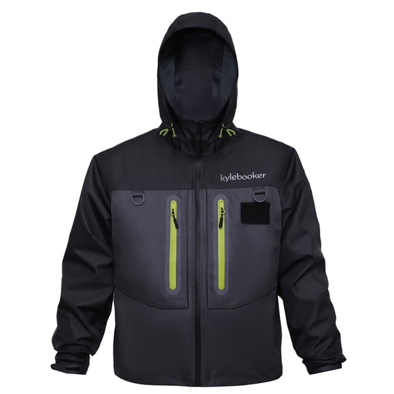 Kylebooker Fly Fishing Wading Jacket WJ002 Ski Black Regular