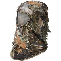 Kylebooker  Ghillie Leafy Hat 3D Camouflage Full Face Mask Headwear Turkey Camo Hunter Hunting Accessories