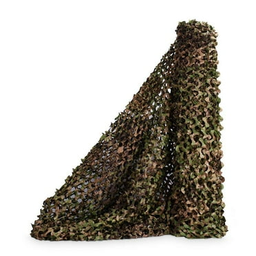 Kylebooker Waterproof Lightweight Camo Netting with Cable Ties, Polyester Green Zone