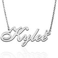 thumbnail image 1 of Kylee Custom Name Necklace Customized Personalized Plated Name Necklace for Mother Daughter Friendship Women Valentine's Day Christmas Birthday New Year Silver, 1 of 7