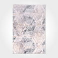 thumbnail image 1 of Kylee Grey Geometric Viscose Area Rugs for Living Room Jacquard Textured Modern Rugs Soft Geometric Rug for Bedroom Mid Century Washable Rug Non-Slip Bohemian Perfect for Dining Room Office, 1 of 4