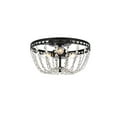 thumbnail image 1 of Kylie 14 inch flush mount in black, 1 of 8