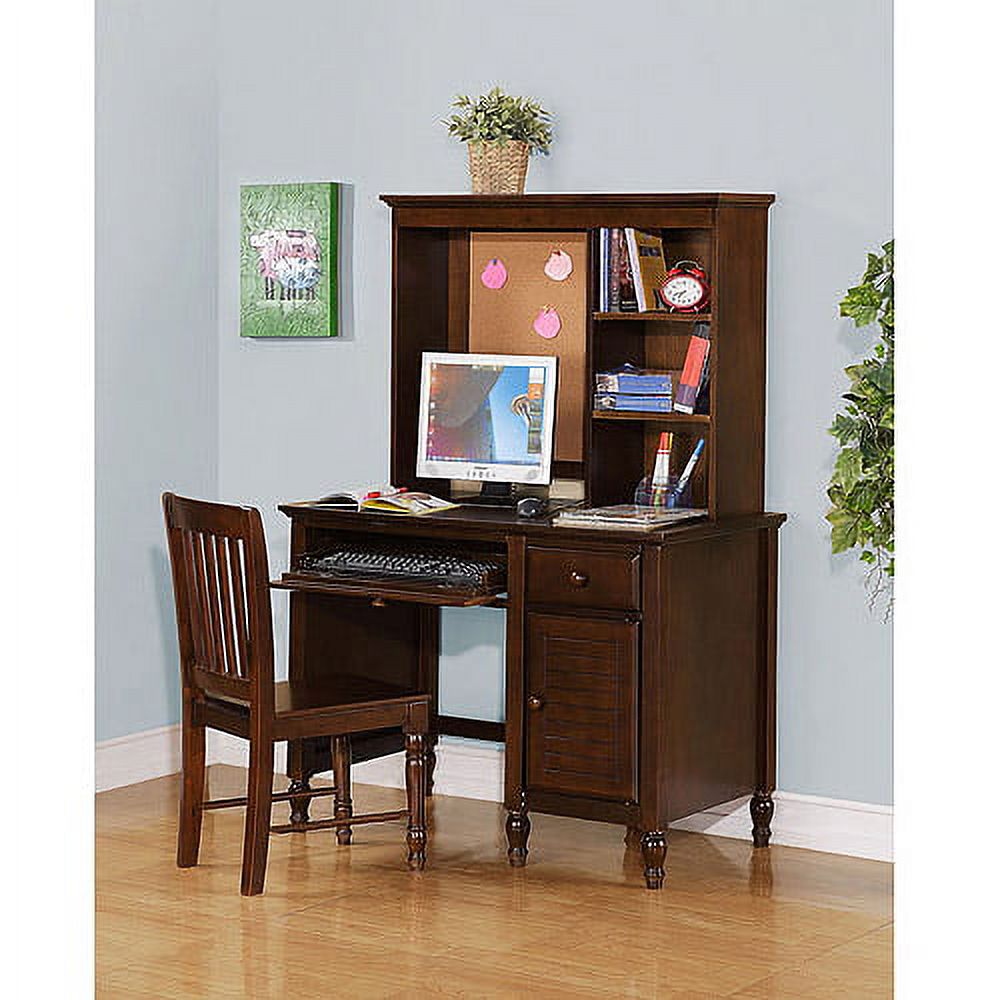 Kylie Collection Desk with Hutch and Chair Value Bundle, Espresso - image 1 of 1