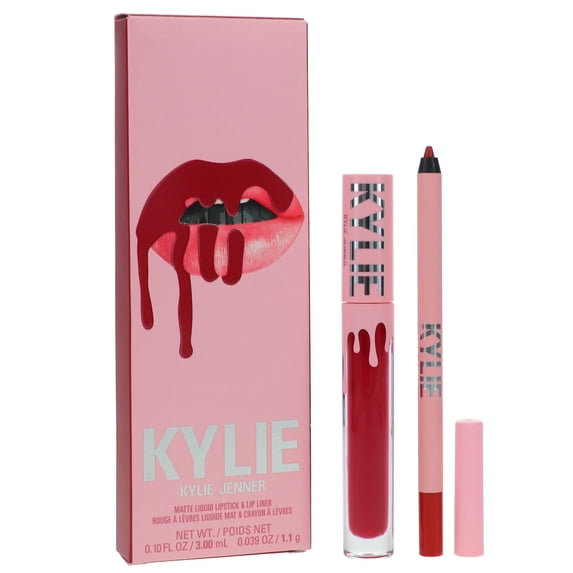 Kylie Cosmetics Matte Lip Kit - 103 Better Not Pout , 2 Pc 0.10 oz Matte Liquid Lipstick, 0.03 oz Lip Liner