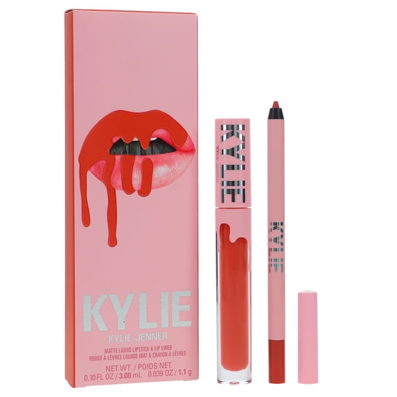 Kylie Cosmetics Matte Lip Kit - 505 Autumn , 2 Pc 0.10 oz Matte Liquid Lipstick, 0.03 oz Lip Liner