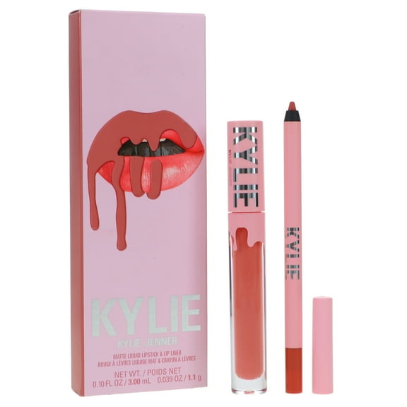 Kylie Cosmetics Matte Lip Kit - 802 Candy , 2 Pc 0.10 oz Matte Liquid Lipstick, 0.03 oz Lip Liner