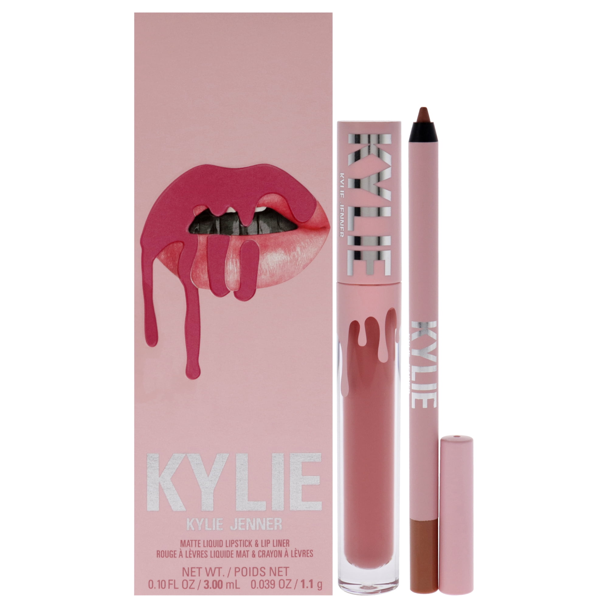 Kylie Cosmetics Matte Lip Kit 808 Kylie , 2 Pc 0.10oz Matte Liquid Lipstick, 0.03oz Lip Liner