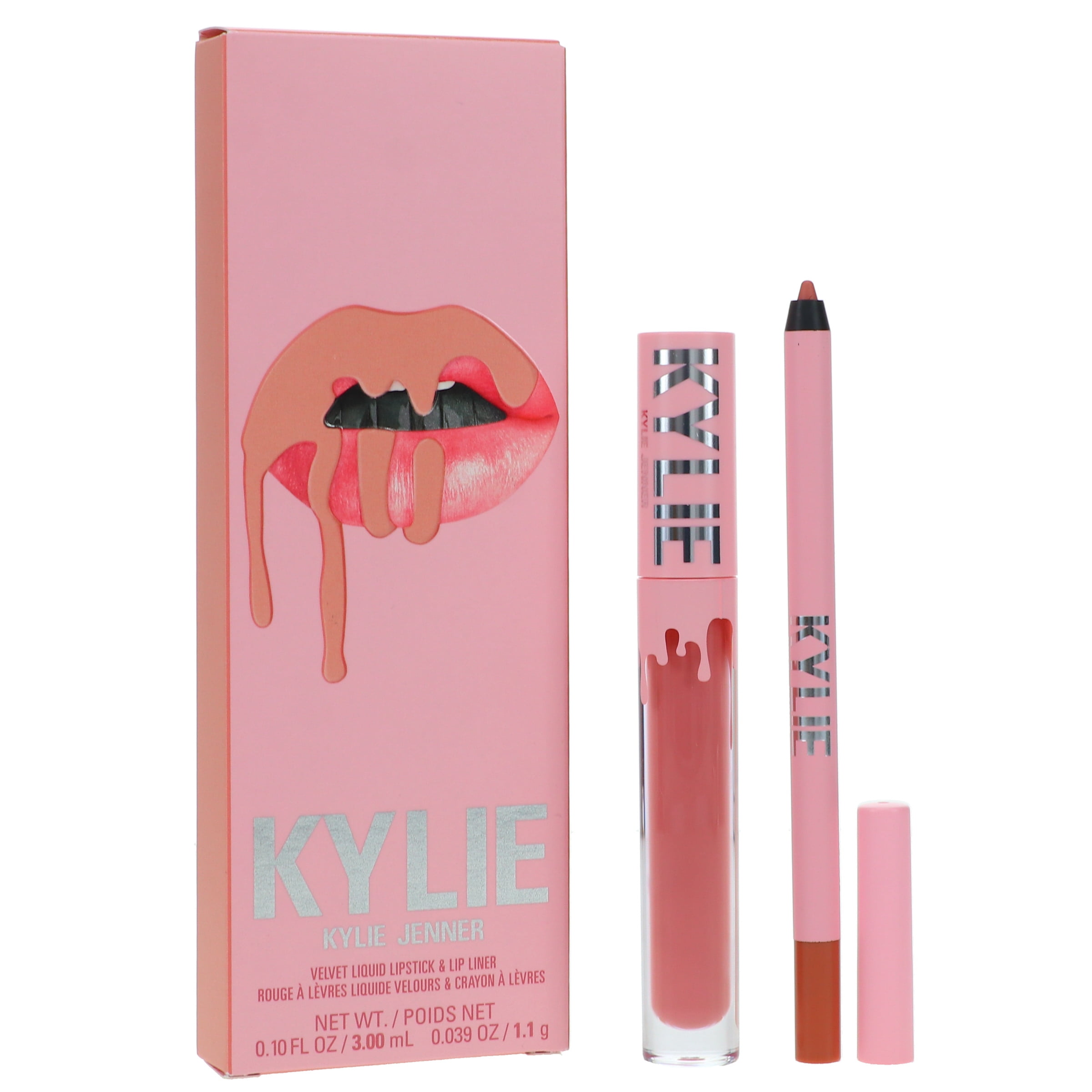 Kylie Cosmetics Velvet Lip Kit - 700 Bare , 2 Pc 0.10oz Velvet Liquid Lipstick, 0.039oz Lip Liner