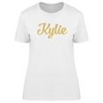 thumbnail image 1 of Kylie In Gold Glitter Tee Women's -Image by Shutterstock, 1 of 2