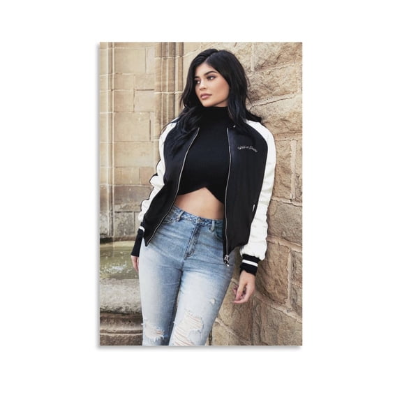 Kylie Jenner Actor Model Poster Picture (58) Art Poster Canvas Painting Decor Wall Print Photo Gifts Home Modern Decorative Posters 12x18inch(30x45cm)