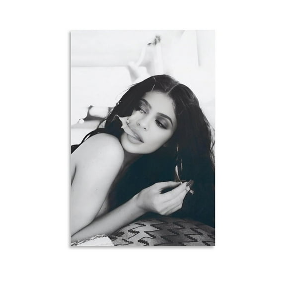 Kylie Jenner Actor Model Poster Picture (69) Canvas Wall Art Poster Decorative Bedroom Modern Home Print Picture Artworks Posters 16x24inch(40x60cm)