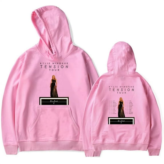 Kylie Minogue Tension Tour 2025 Hoodies Women Men Long Sleeve Casual Sweatshirt Clothes