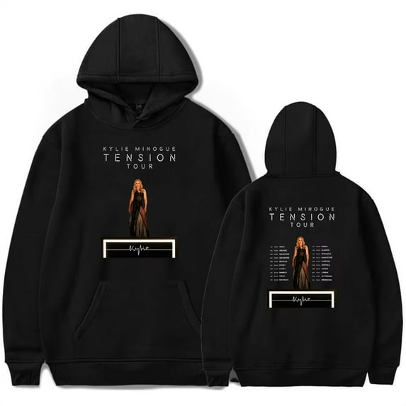 Kylie Minogue Tension Tour 2025 Hoodies Women Men Long Sleeve Casual Sweatshirt Clothes