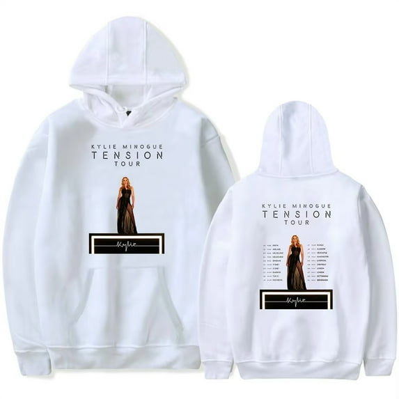 Kylie Minogue Tension Tour 2025 Hoodies Women Men Long Sleeve Casual Sweatshirt Clothes