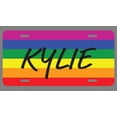 thumbnail image 1 of Kylie Name Pride Flag Style License Plate Tag Vanity Novelty Metal | UV Printed Metal | 6-Inches By 12-Inches | Car Truck RV Trailer Wall Shop Man Cave | NP2082, 1 of 1