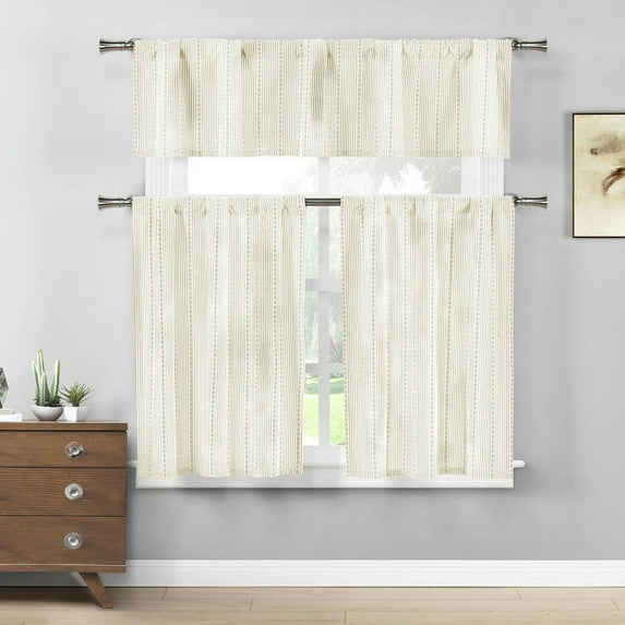 Kylie Stripe Polycotton 3pc Tiers