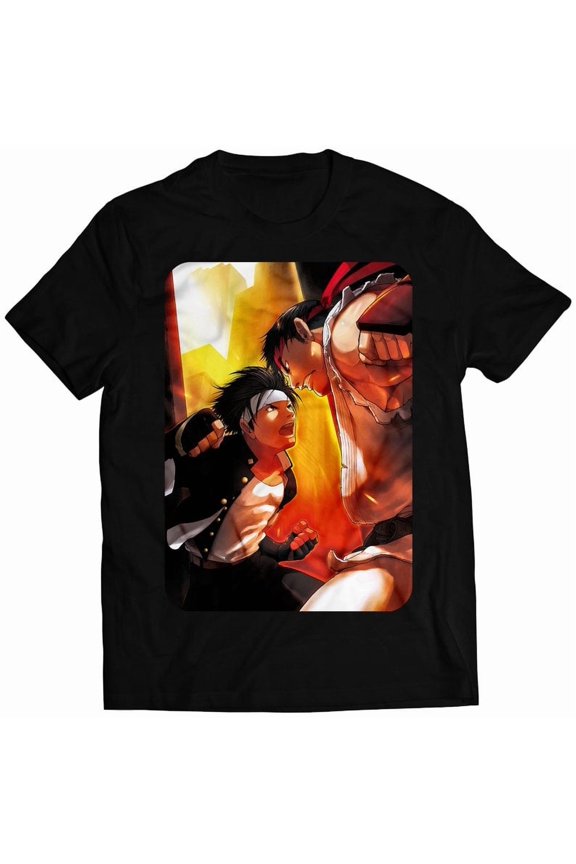 Kyo VS Ryu SVC Chaos Premium Unisex T-shirt (vectorized Design)