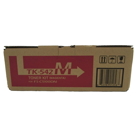 Kyocera 1T02HLBUS0 Model TK-542M Magenta Toner Cartridge For Use With Kyocera FS-C5100DN Color Network Laser Printer, Up To 4000 Pages Yield