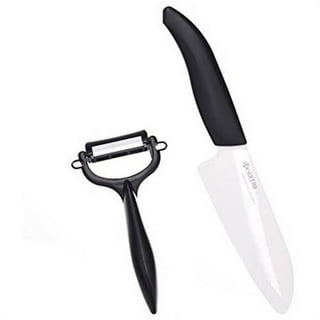 Kyocera #1000 Grit Diamond Wheel Knife Sharpener for Ceramic and Steel Knives - Black