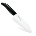 thumbnail image 1 of Kyocera Advanced Ceramic Revolution Series 5-1/2-inch Santoku Knife, Black Handle, White Blade, 1 of 3