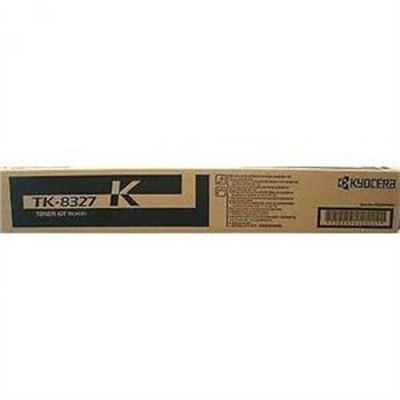Kyocera Black Toner Cartridge + Waste Toner Container (18,000 Yield) TK-8327K