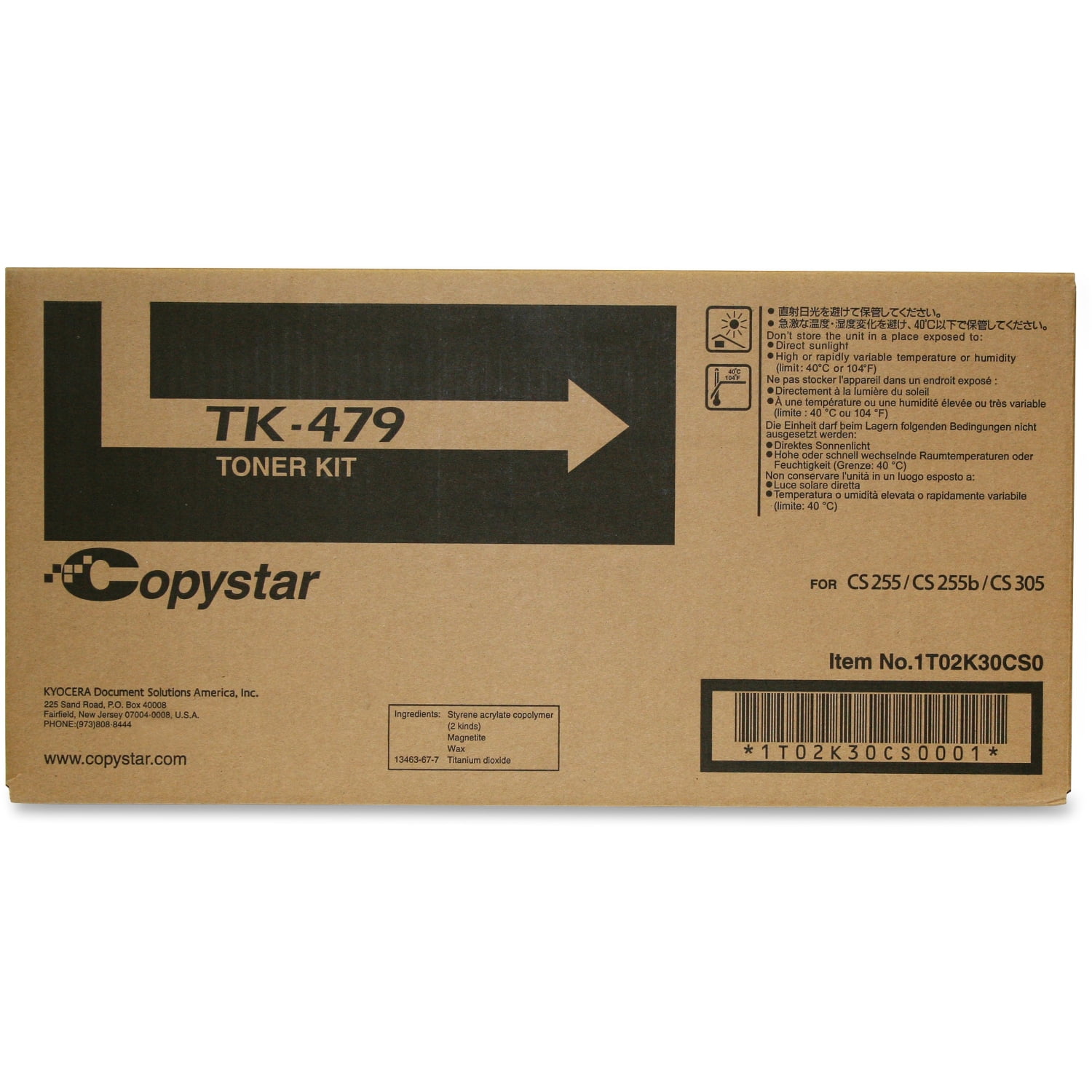 Kyocera® Copystar TK-479 Extra-High-Yield Black Toner Cartridge