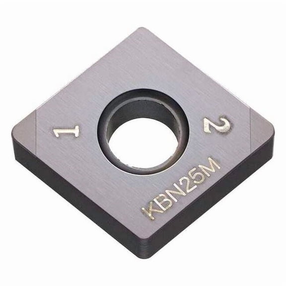 Kyocera Diamond Turning Insert, Diamond, 4, CNGA, 2, CBN CNGA432S00525ME KBN25M