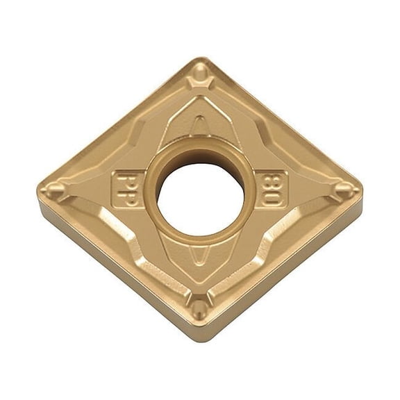 Kyocera Diamond Turning Insert, Diamond, 4, CNMG, 1, Carbide CNMG431PP CA525