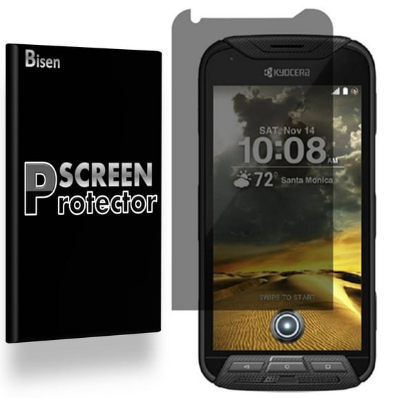 Kyocera DuraForce PRO [2-Pack BISEN] Privacy Anti-Spy Screen Protector, Privacy Film To Keep Your Screen Secret, Anti-Scratch, Anti-Fingerprint