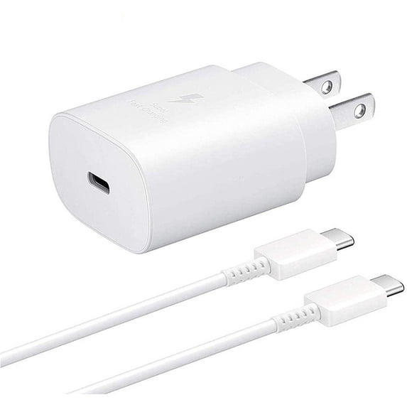 Kyocera DuraForce Pro 2 USB-C Super Fast Charging Wall Charger-25W PD Charger Adapter with Type-C Cable - White