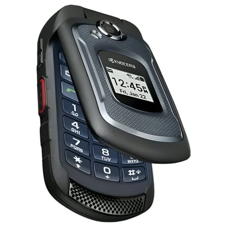 Kyocera DuraXE E4710 8GB BLACK RUGGED FLIP GSM WIFI GPS Unlocked Smartphone Brand New
