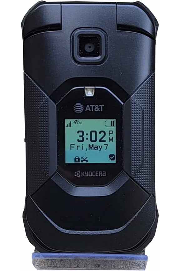 Duraxe E4830 Epic AT&T Flip Smart Phone 16GB Rugged PTT Wi-Fi LTE Black (New)