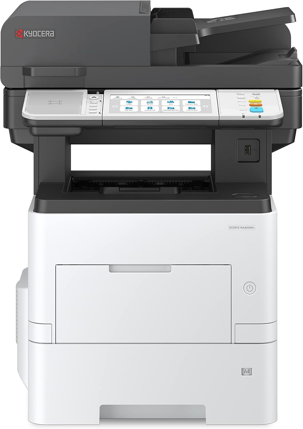 Kyocera ECOSYS MA6000ifx A4 Monochrome B/W Laser Multi-Function Printer - 62 ppm, Copy, Print, Scan, Fax, Duplex, Network, 1200 DPI, 1.5 GB Memory, 600 Sheets Capacity