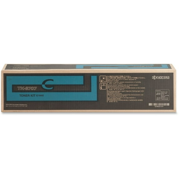 Kyocera, KYOTK8707C, 6550ci/7550ci Toner Cartridge, 1 Each