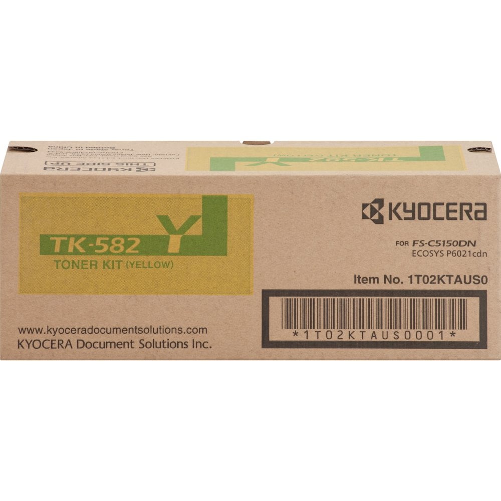 Kyocera Mita TK582Y Yellow Toner Cartridge High Yield