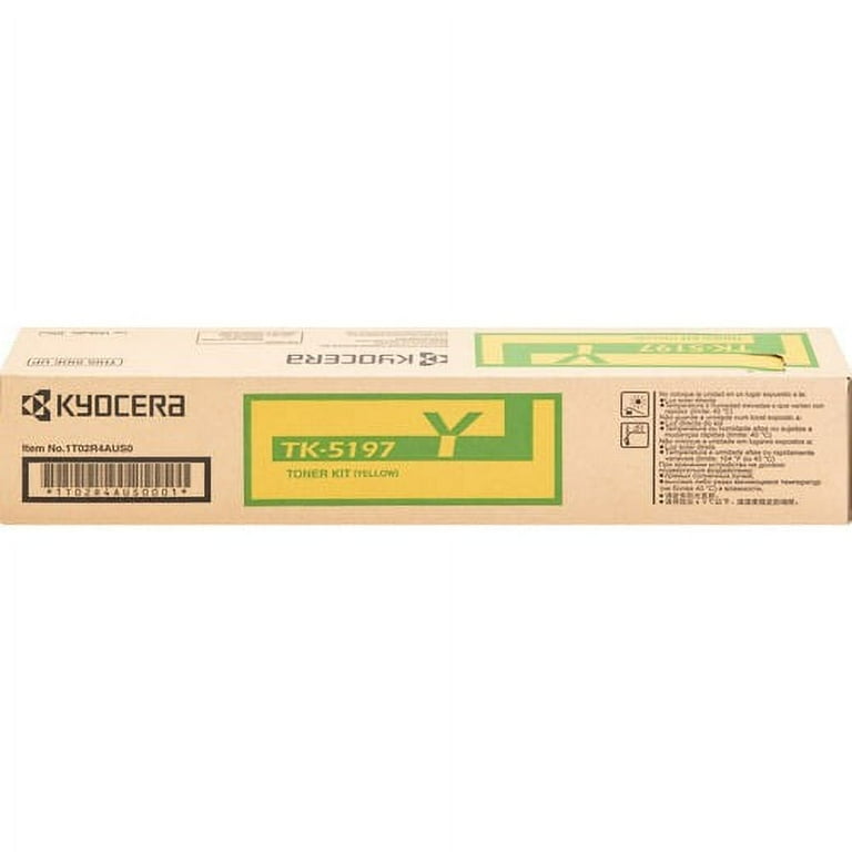 Kyocera TK-5197Y Original Laser Toner Cartridge - Yellow - 1 Each - 7000 Pages Kyocera TK-5197Y Original Laser Toner Cartridge - Yellow - 1 Each - 7000 Pages
