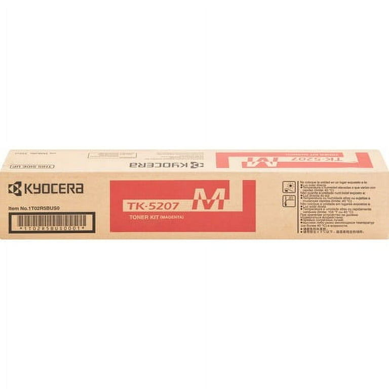 Kyocera TK-5207M Original Laser Toner Cartridge - Magenta - 1 Each - 12000 Pages Kyocera TK-5207M Original Laser Toner Cartridge - Magenta - 1 Each - 12000 Pages