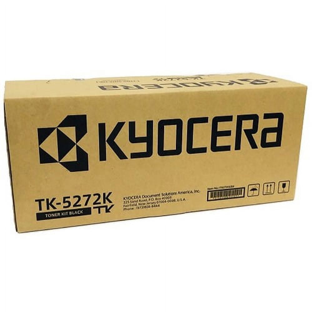 Kyocera TK-5272K Original Laser Toner Cartridge - Black - 1 Each - 8000 Pages Kyocera TK-5272K Original Laser Toner Cartridge - Black - 1 Each - 8000 Pages