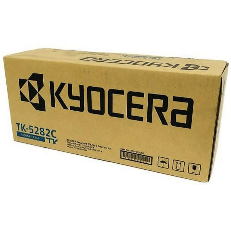 Kyocera TK-5282C Original Laser Toner Cartridge - Cyan - 1 Each - 11000 Pages Kyocera TK-5282C Original Laser Toner Cartridge - Cyan - 1 Each - 11000 Pages