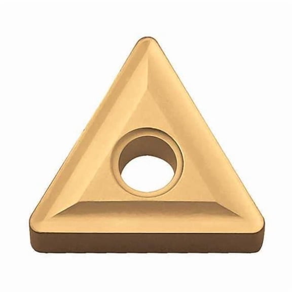 Triangle Turning Insert, Triangle, 1/2 in, TNMG, 0.0312 in, Carbide TNMG432 CA515