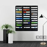 Kyoffiie 30 Storage Pockets Chart Large Capacity Document Organizer Storage Pocket Wall Hanging File Organizer