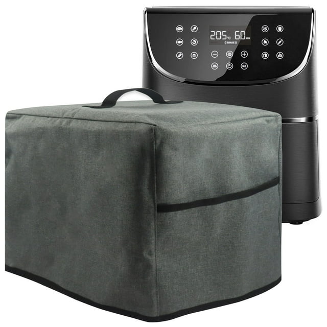 Kyoffiie Air Fryer Dust Cover with Handle Reusable Waterproof Nylon Small Appliance Dust Cover