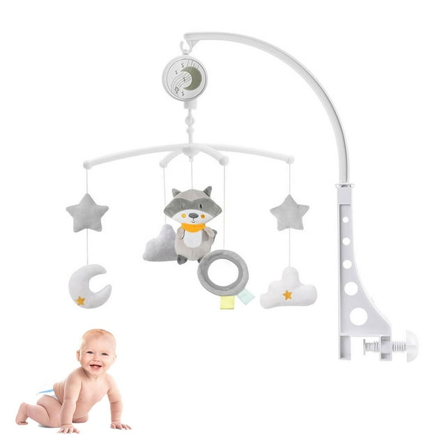 Kyoffiie Baby Bed Bell Baby Crib Mobile Bed Bell Hanging Rotating Bell